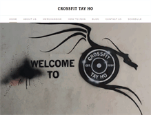 Tablet Screenshot of crossfittayho.com